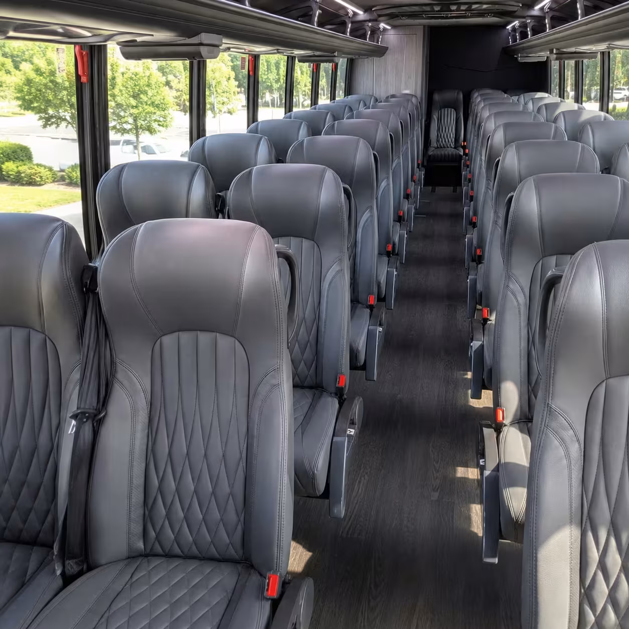 28 passenger minibus inside