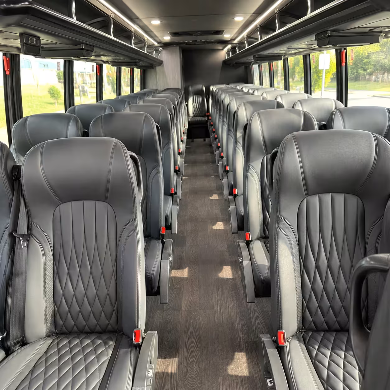 30 passenger minibus inside