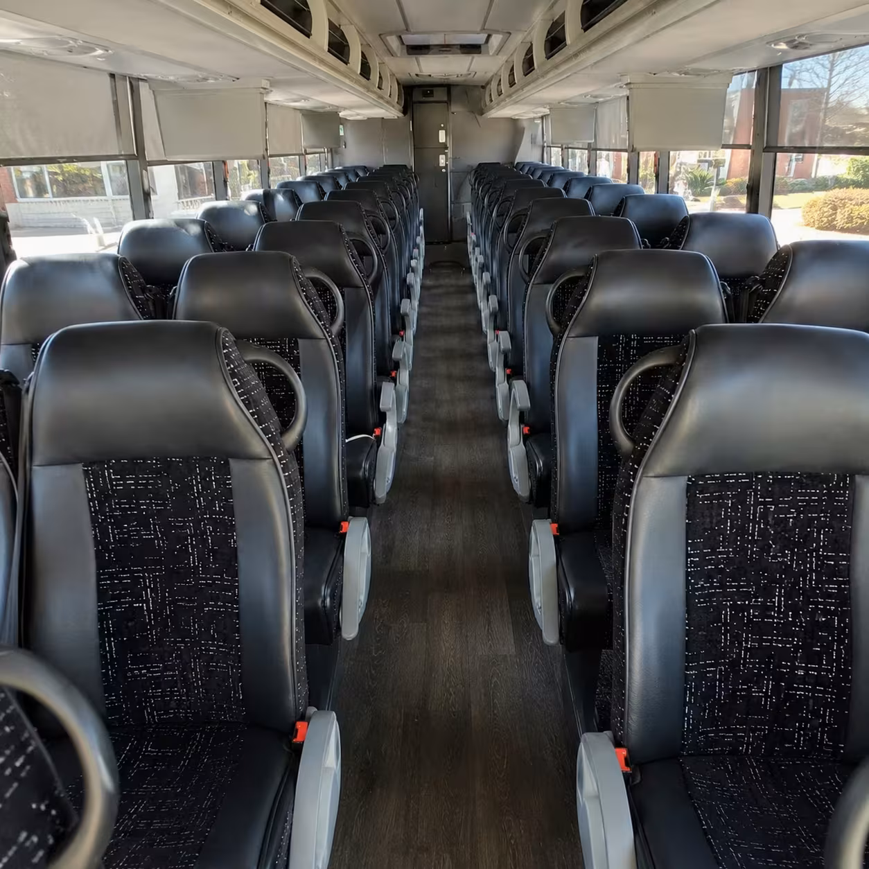albany charter bus interior gallery