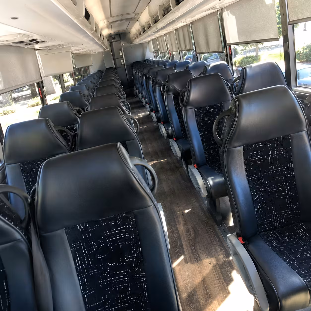 albany charter bus rental inside